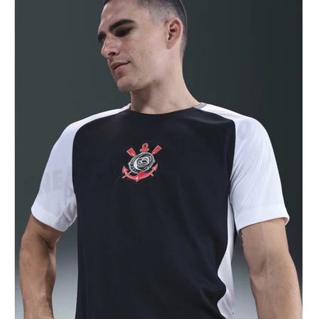Camisa Corinthians 2025 Branca e Preta
