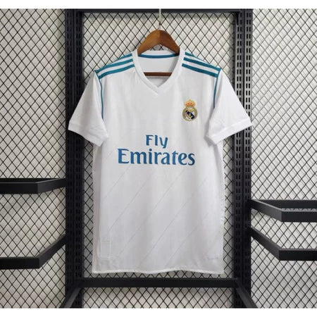 Camisa Real Madrid Retrô 17/18 Cristiano Ronaldo - Home Branca