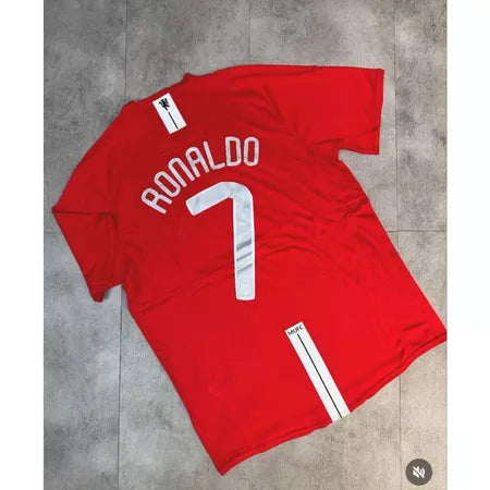 Camisa Manchester United Retrô 2008 Cristiano Ronaldo
